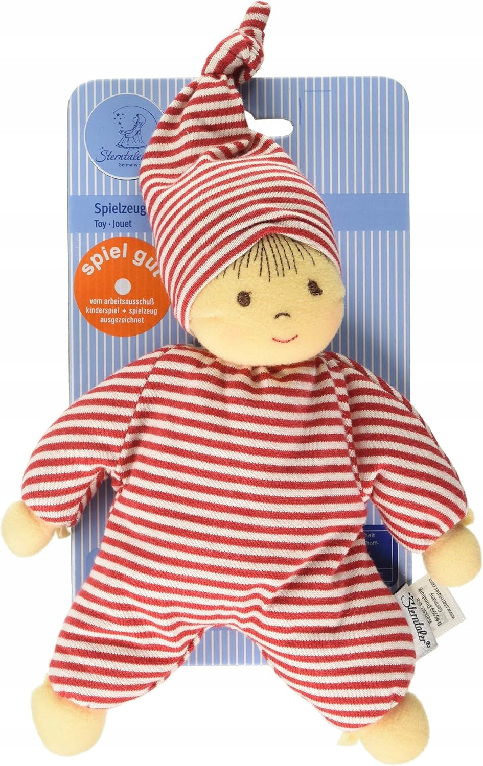 STERNTALER Heiko baba, ölelgethető csörgővel, 20 cm "N