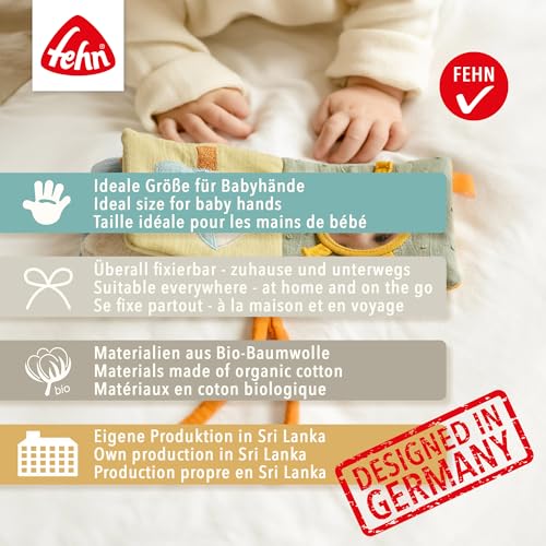 Fehn fehnNATUR sensory book Little Sheep 11x11 cm