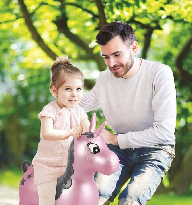 LEXIBOOK Unicorno SALTARELLO IN GOMMA 57 cm + pompa