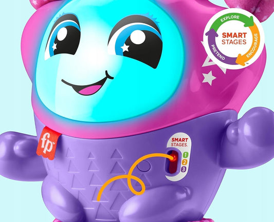 FISHER-PRICE interaktív DJ TANZI éneklés tánc 75 tevékenység angol nyelvű