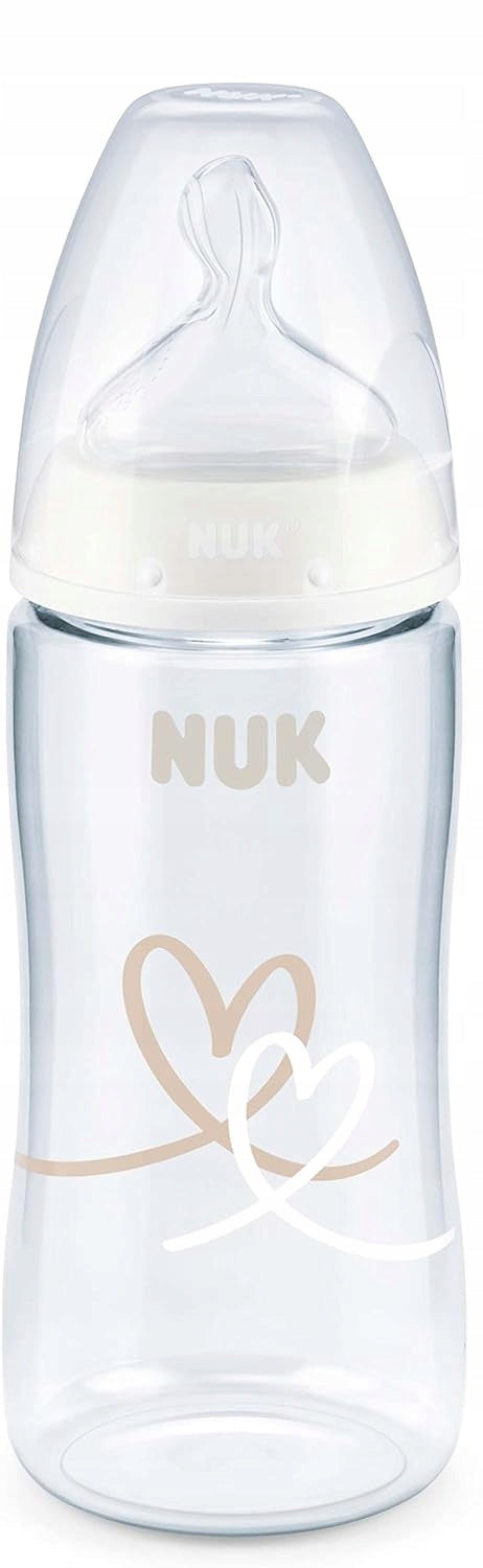NUK First Choice+ 0-6 m ΜΠΟΥΚΑΛΙ 300 ml με ένδειξη θερμοκρασίας