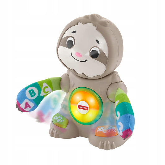 Fisher-Price Perezoso Interactivo Juguete para Bebés con Sonajero y Música
