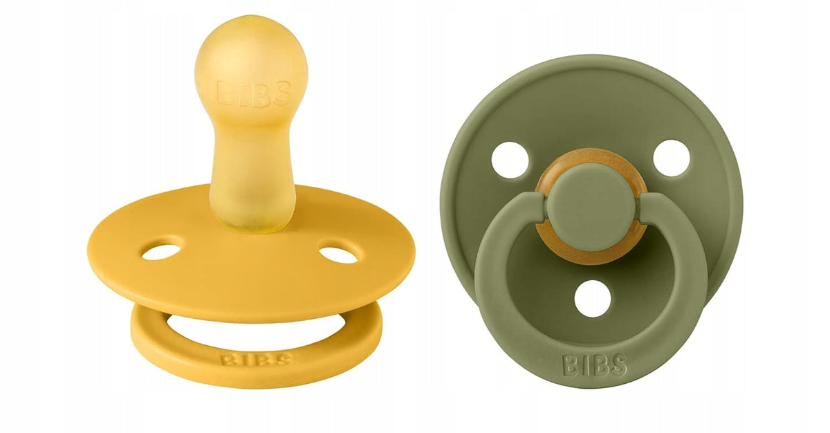 BIBS COLOUR sucettes apaisantes 2pack caoutchouc 6mois+