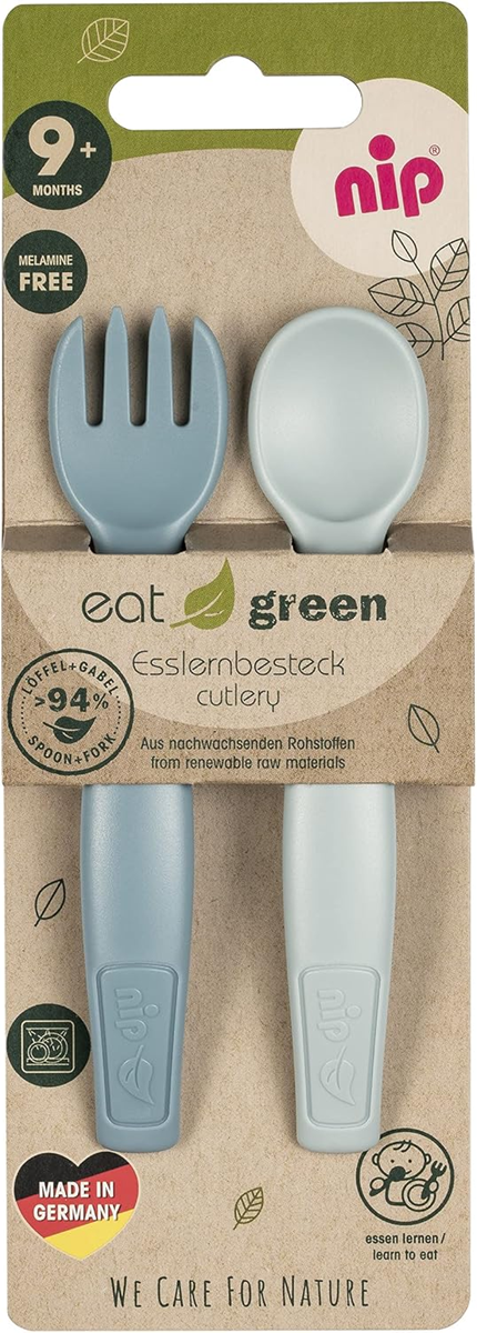 NIP Eat Green set posate 9 mesi+