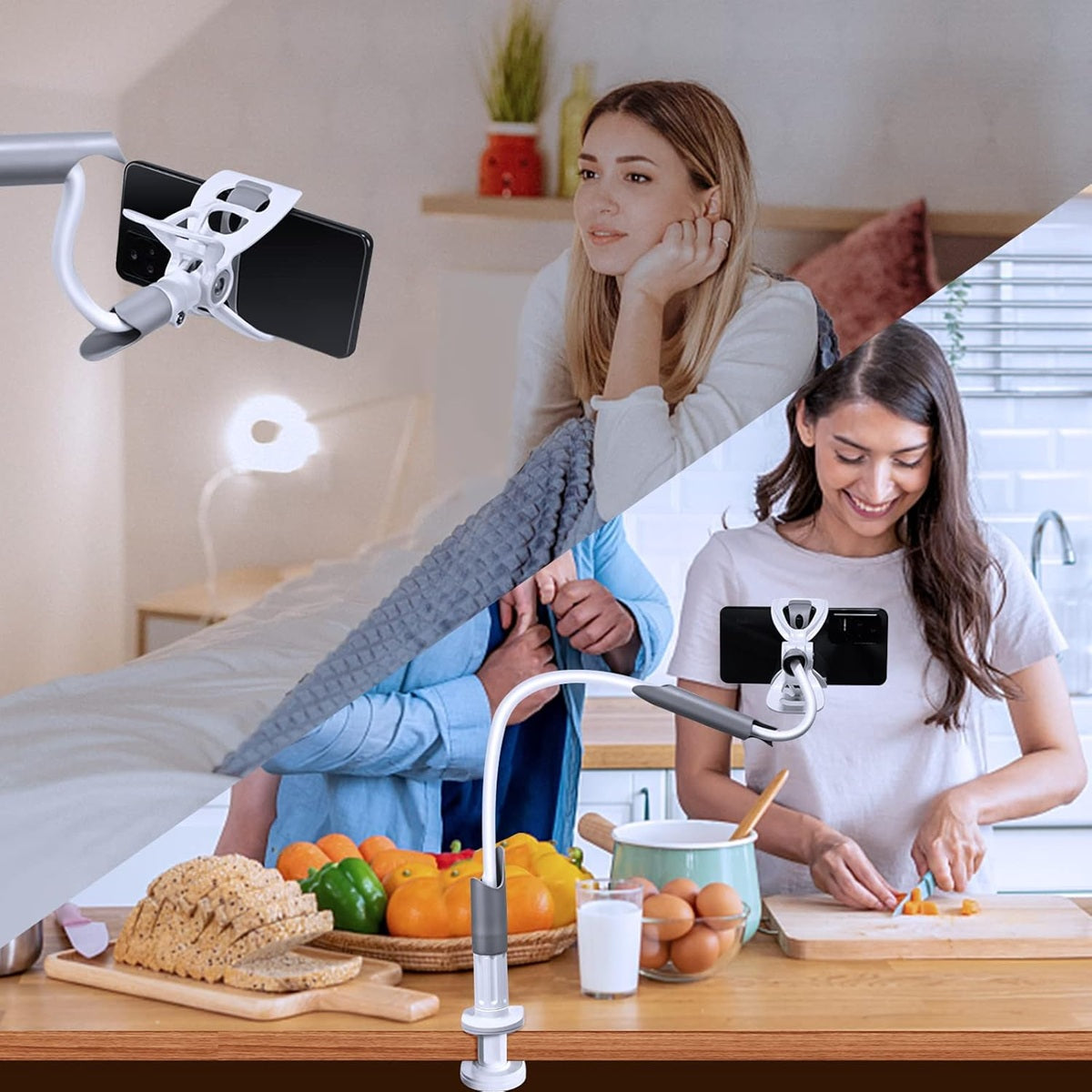 stable mounting for a baby monitor camera, flexible design for easy adjustment
