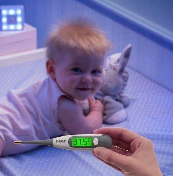 REER ExpressTemp Pro electronic thermometer + case