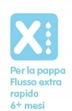 MAM suzete pentru biberoane 6luni+ x2 ultra rapid X