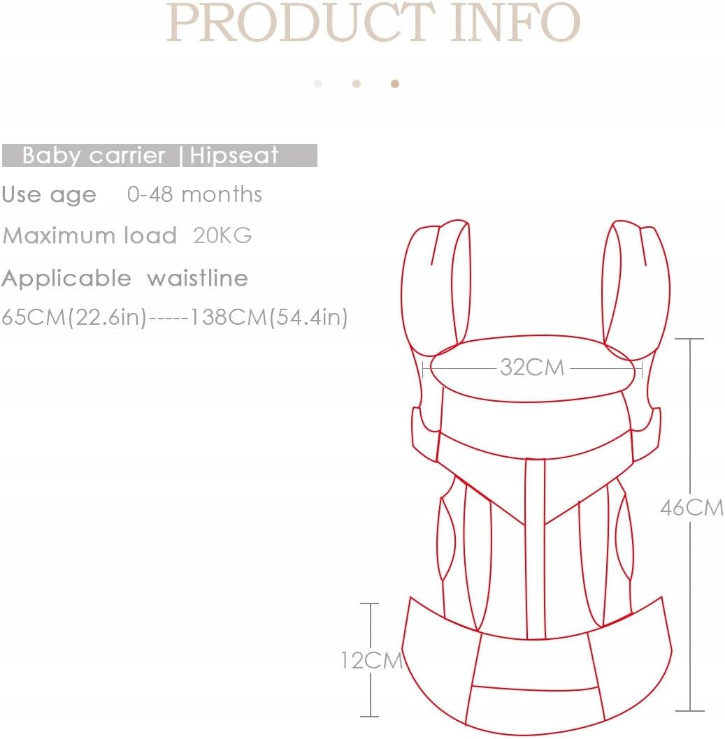 SONARIN ergonomische draagzak voor baby's