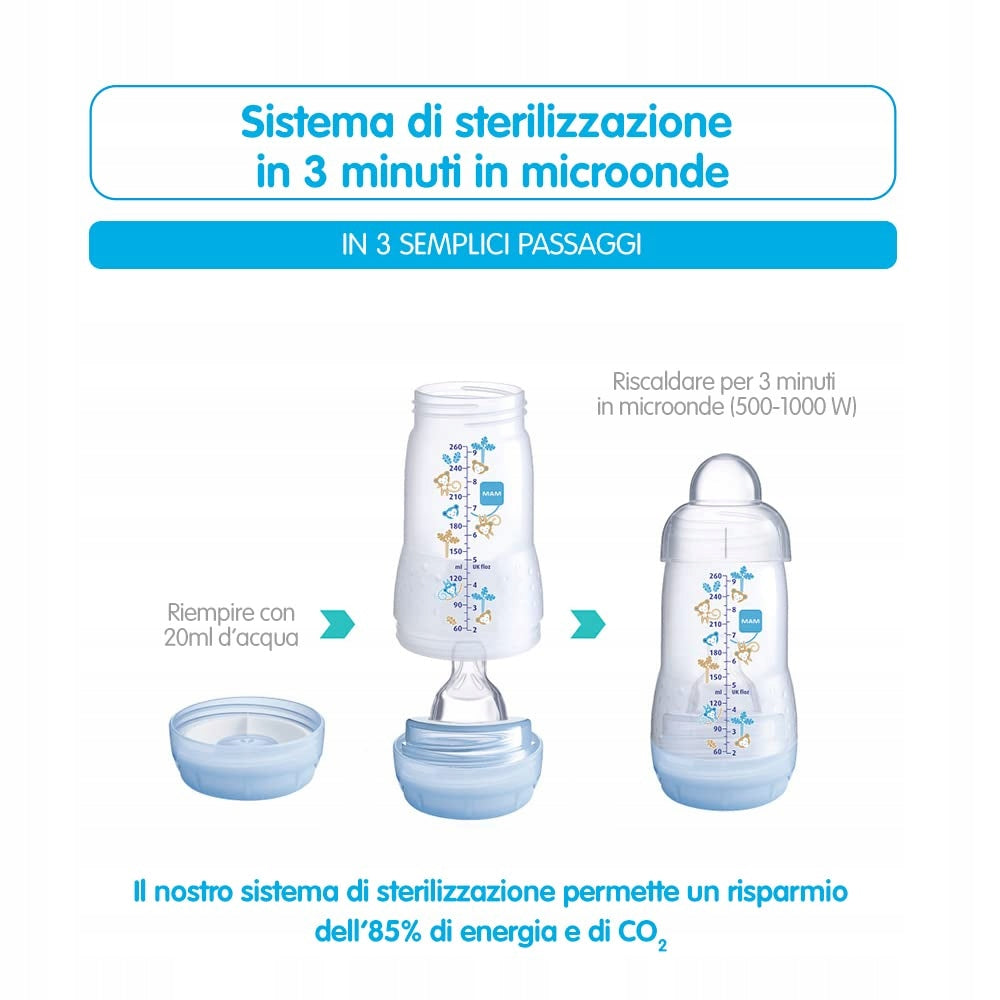 MAM Easy Start Anti-Kolik-Flasche 260ml 2m+