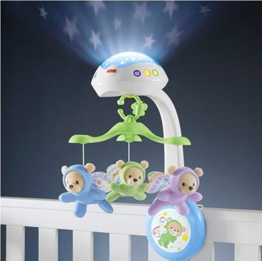 FISHER PRICE körforgó projektorral és távirányítóval