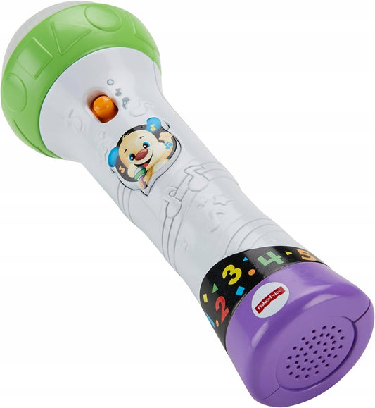 FISHER-PRICE FBP32 interaktív mikrofon gyerekeknek, NÉMET NYELVŰ