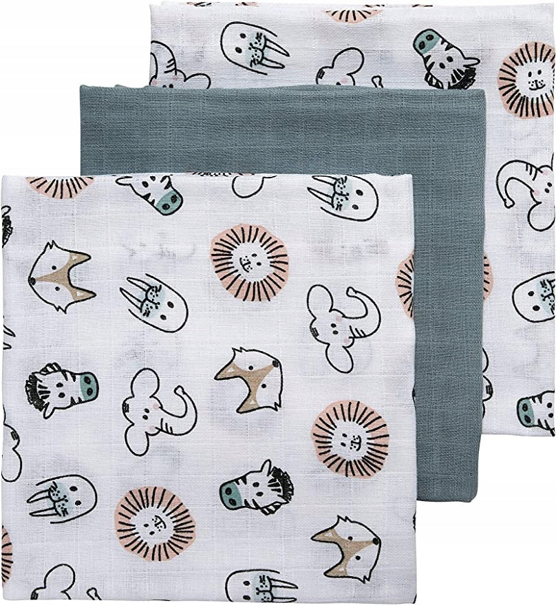 MEYCO BABY muselinas para bebé 70x70 cm x3