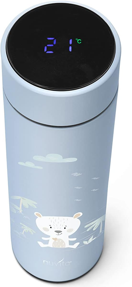 NUVITA thermos per bevande calde e fredde 500 ml con termometro digitale LED