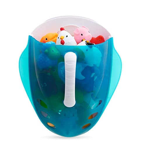 Munchkin Bath Toy Scoop blue bath toy basket