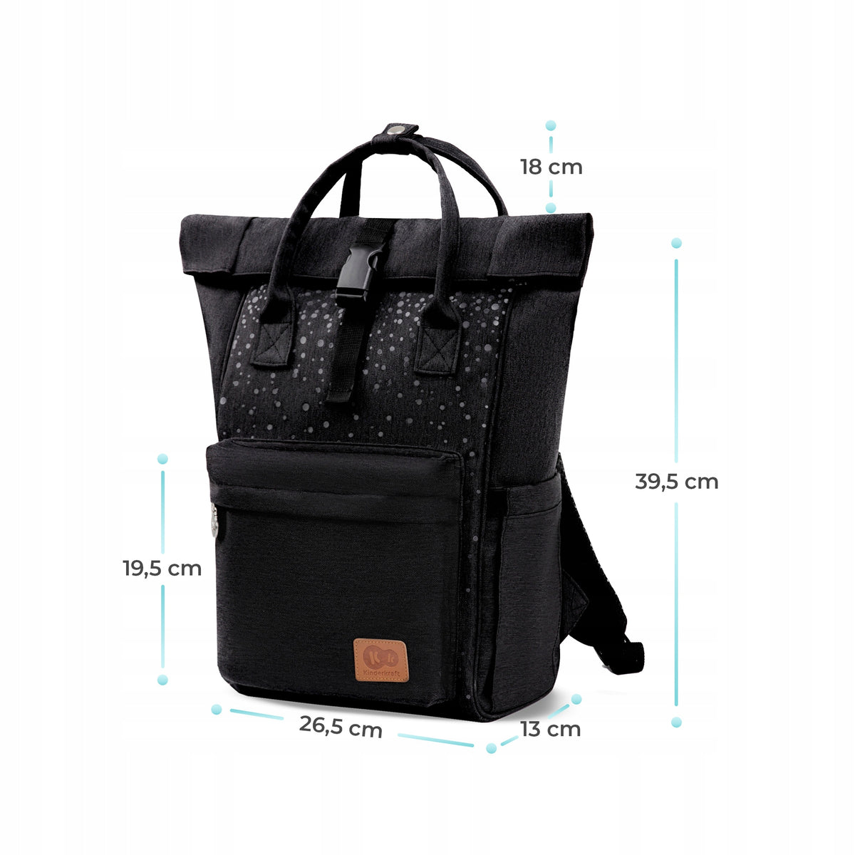 KINDERKRAFT MOONPACK CONFETTI sac à dos à couches et accessoires