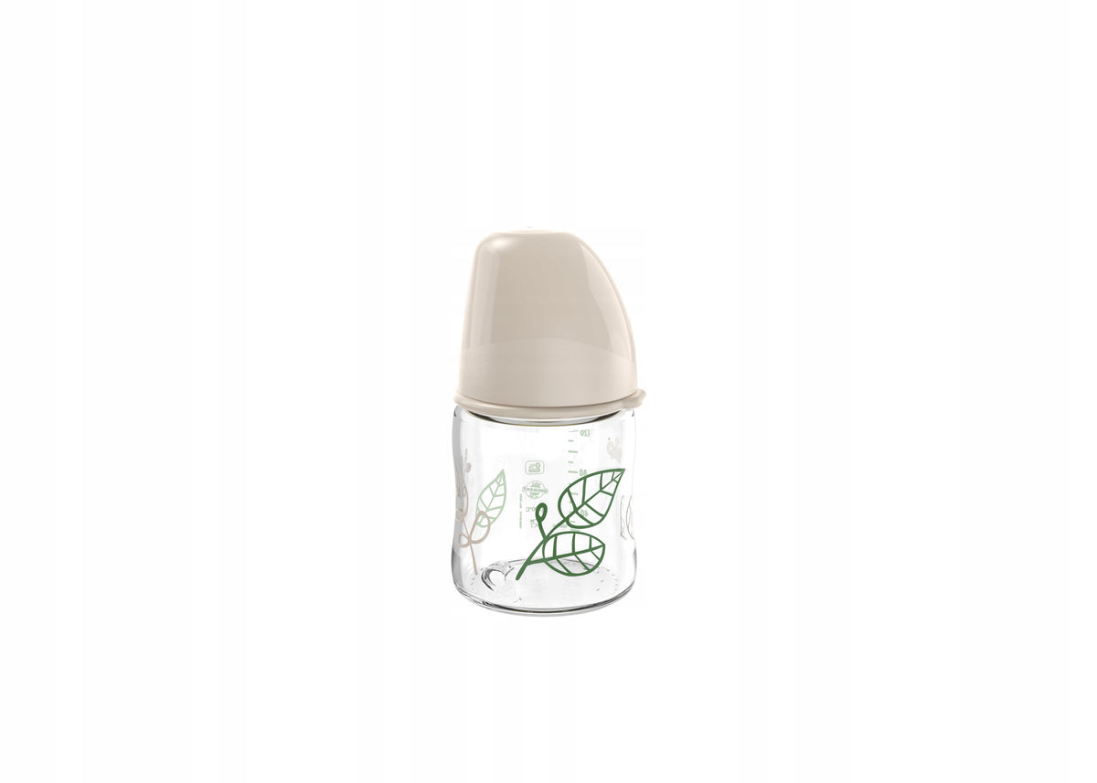 NIP Cherry Green Glasflasche 120 ml 0+ Latexsauger S