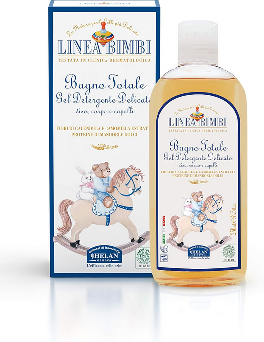 HELAN Linea Bimbi Set zur Babypflege SHAMPOO CREMES PUDER TÜCHER