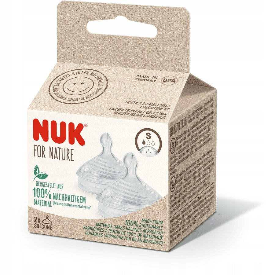 NUK for Nature tetina para biberón x2 S 0-6 meses