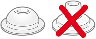 NUK 2 szívóka és 2 szívószál FLEXI CUP palackhoz