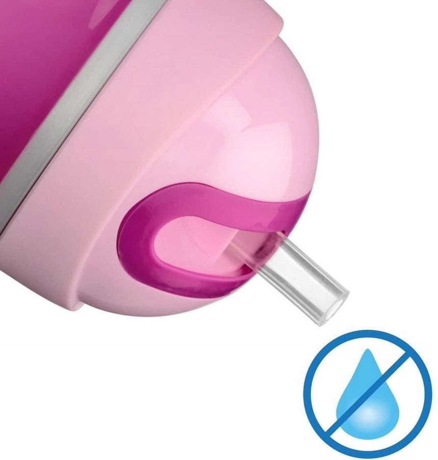 CHICCO Sport Cup szivószálas itatópohár, cseppmentes, 300 ml, 14 hónap+