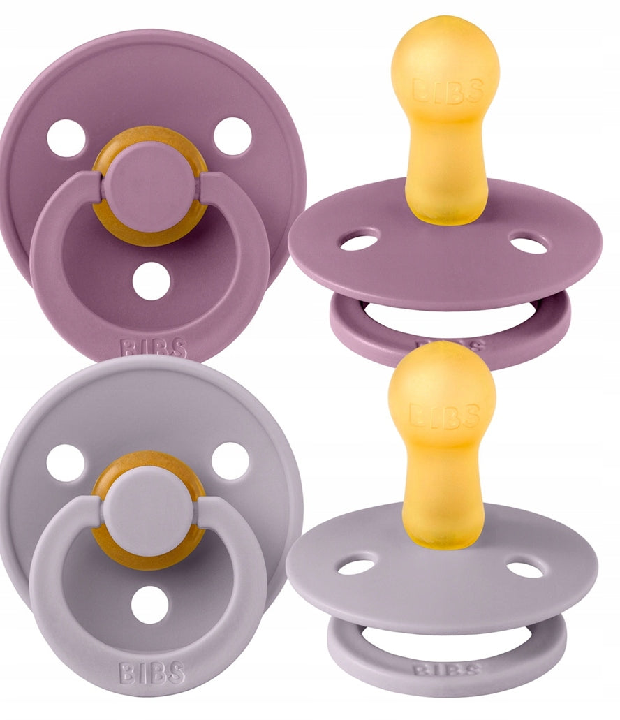 BIBS COLOUR suzete calmante 2 bucăți cauciuc 6 luni+