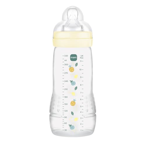 MAM Easy Active Pearl cumisüveg 330 ml, nagyon gyors folyás, 6 hó+