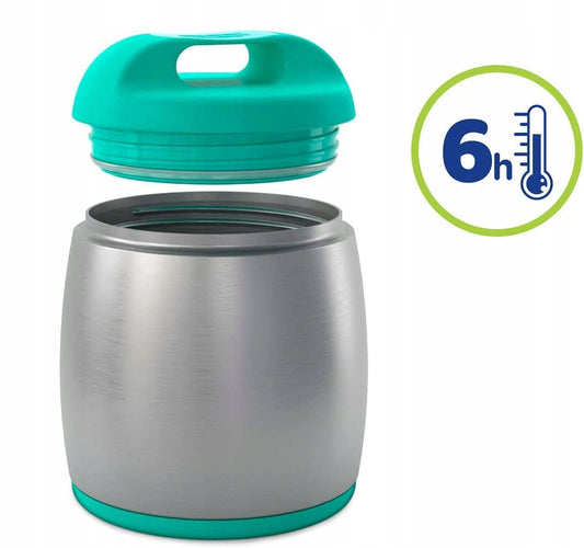 CHICCO 350 ml-es, 6 órás rozsdamentes acél termosz