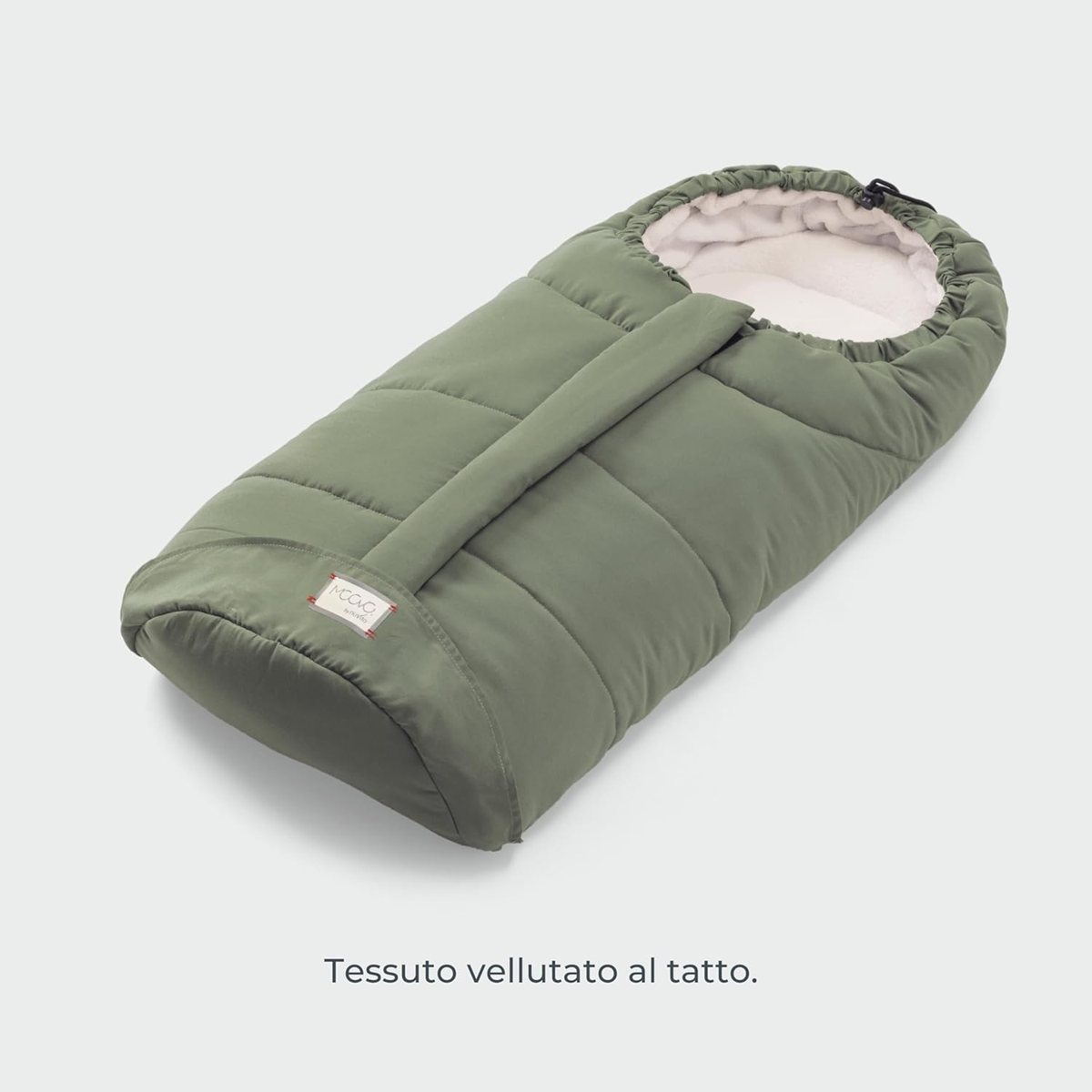 MOOVO NUVITA univerzális bundazsák babakocsikhoz, 0–6 hónapos korig, 80 cm