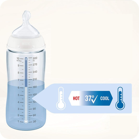 NUK First Choice+ 0-6 μ ΜΠΟΥΚΑΛΙ 300 ml ένδειξη θερμοκρασίας WINNIE THE POOH