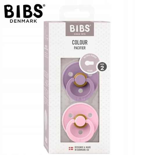 BIBS COLOUR nyugtató cumik 2 db kaucsuk 6 hó+