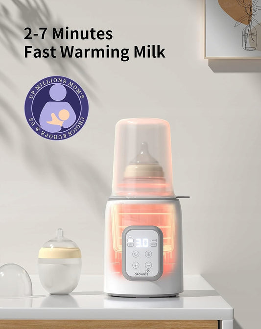 GROWNSY 8-in-1 electric sterilizer and bottle warmer