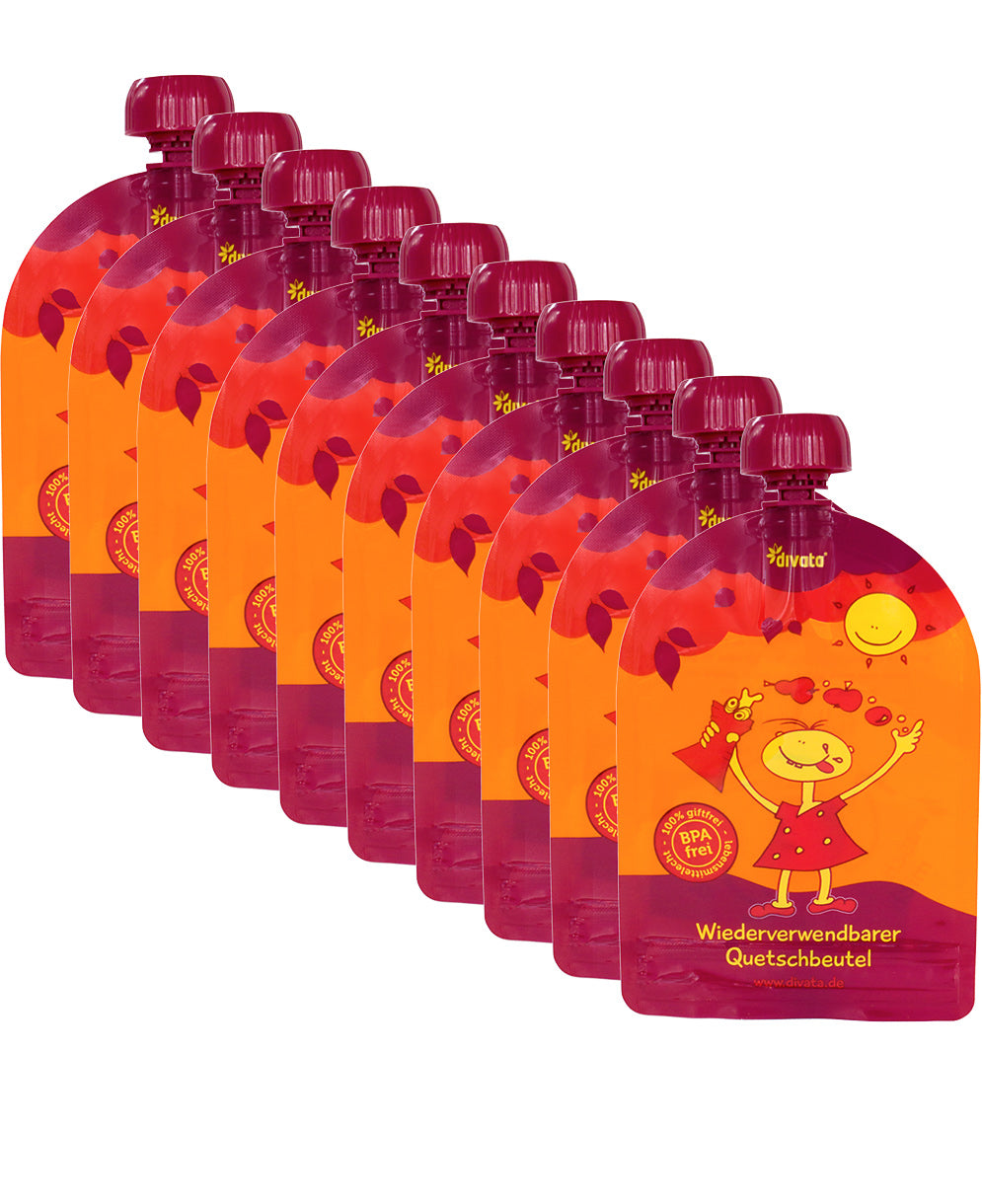DIVATA MINI tubos bolsitas para puré x10 100ml