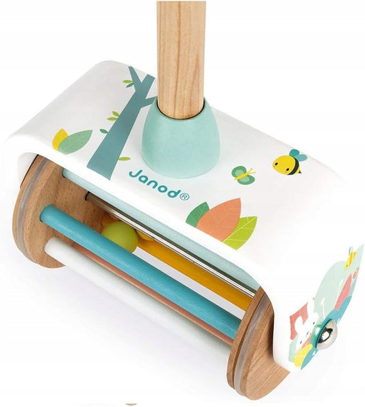 JANOD Pure fa járássegítő csörgővel, 30 cm