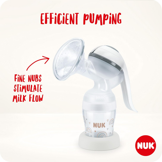 NUK kézi mellszívó + Perfect Match 150 ml-es cumisüvegek, készlet
