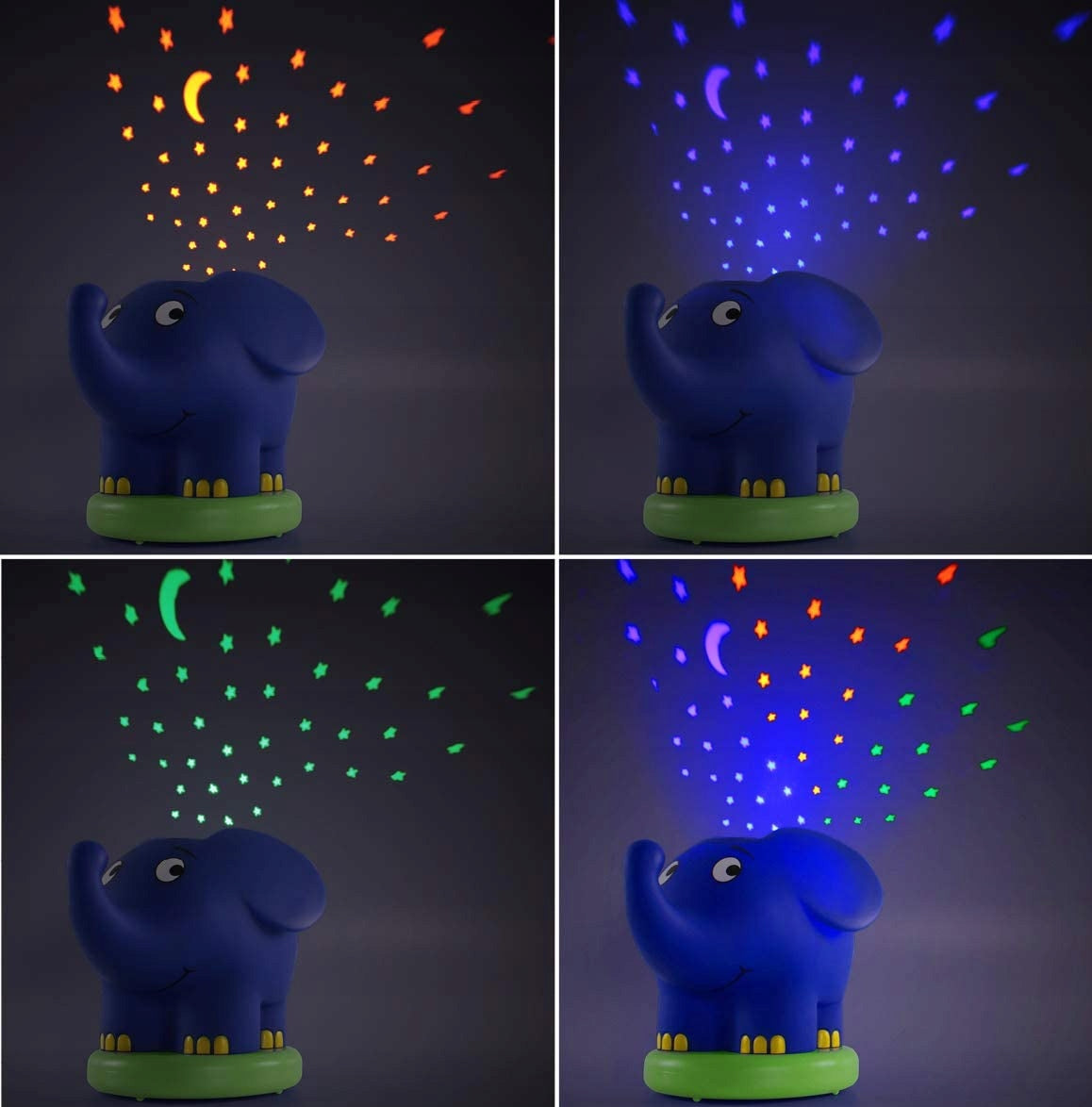 ANSMANN Elephant star projector with melody