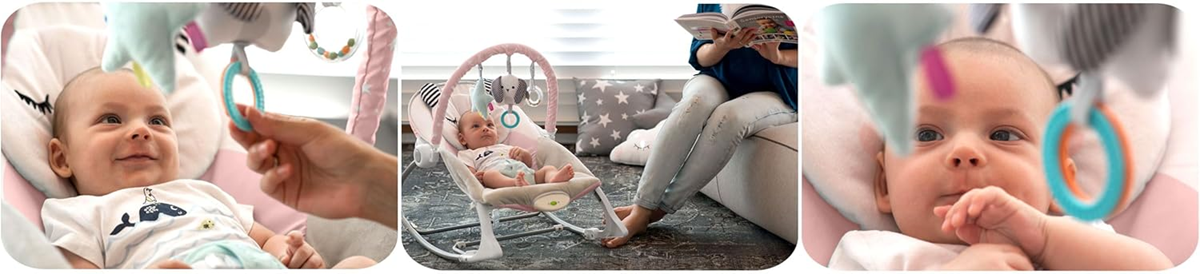 NUKIDO baby rocker, bouncer for infants