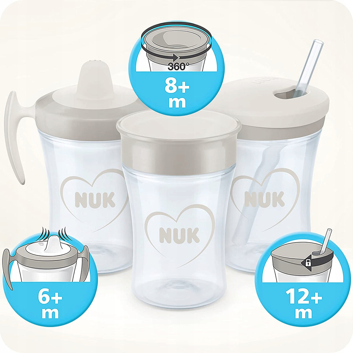 NUK Magic Cup cseppmentes BÖGRE 360° ivóperem
