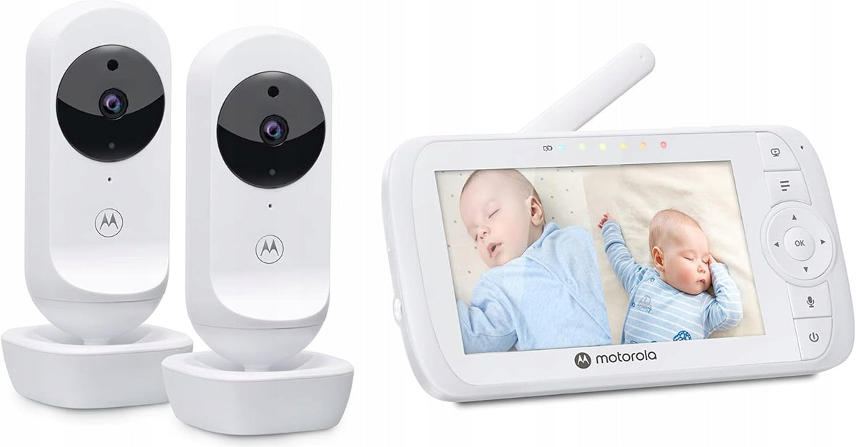 MOTOROLA VM35-2 baby monitor 5" + 2 telecamere