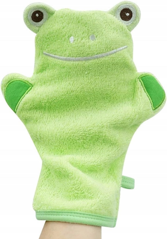 MOMS'S CARE guanto in cotone per lavare i bambini RANA