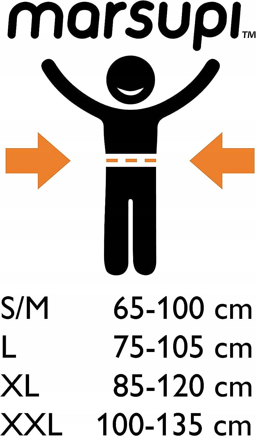MARSUPI 2.0 ergonomikus babahordozó S/M 3,5 - 15 kg