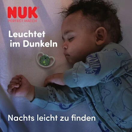 NUK Perfect Match Air Night smoczki 18-36m owca i nocne niebo 2 szt. – nowy – zdjęcie 4