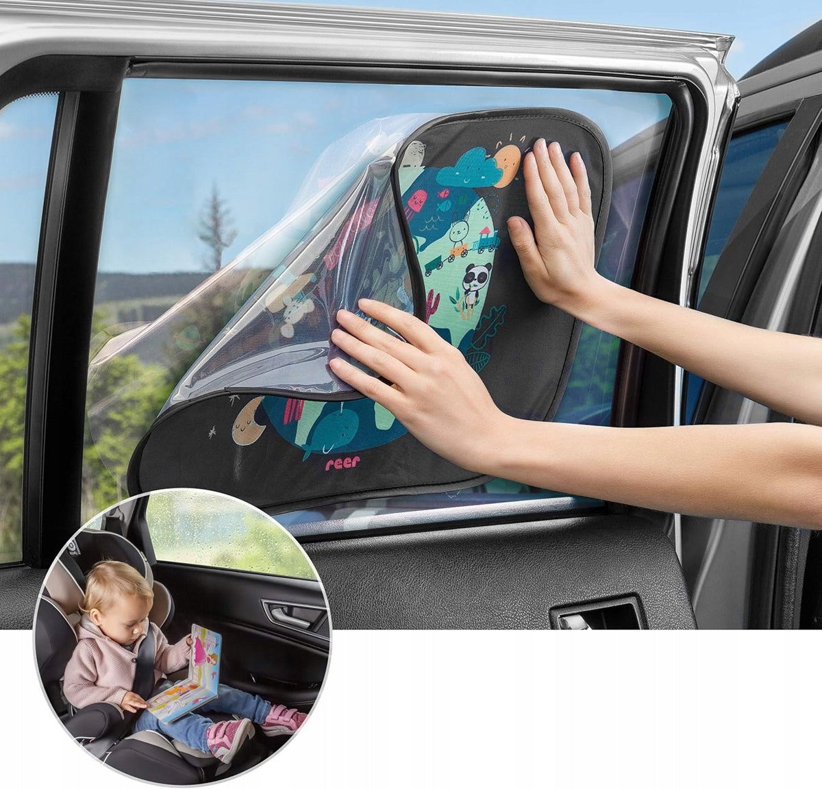 REER TravelKid napellenző autó ablakra UV 50+ 2 db