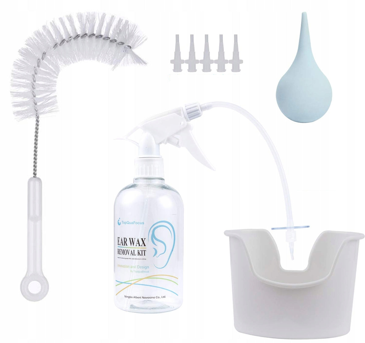 HailiCare EarWaxEar cleaning kitage 6 l+colour whitematerials plastic, siliconefree of harmful