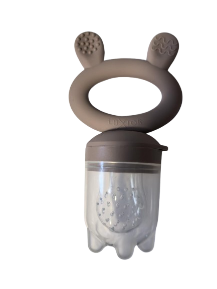 LUXIOR anneau de dentition distributeur de fruits pour enfants 3 embouts 3-24 mois