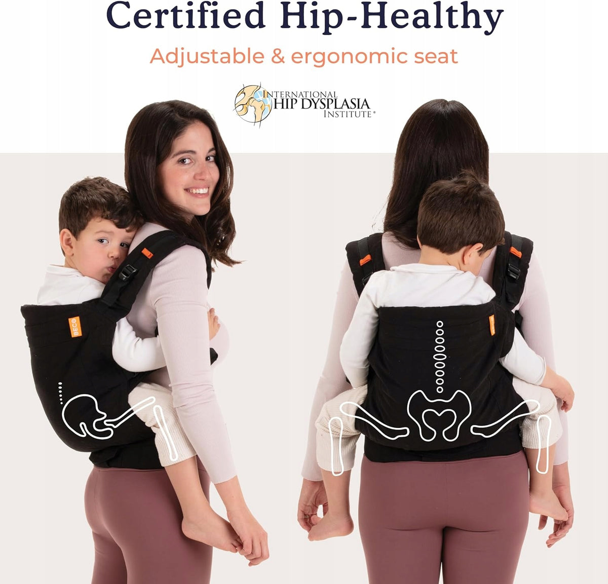 BECO TODDLER csatos hordozó 9-27 kg / 18-48 hó