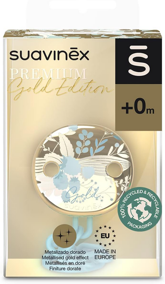 SUAVINEX PREMIUM clip para chupete EDICIÓN ORO