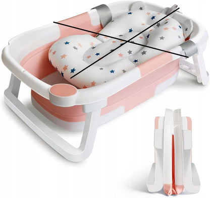 GLENMORE foldable bathtub with drain