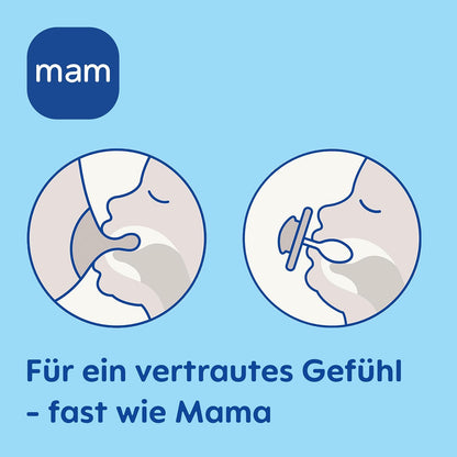 MAM Original Start suzete de calmare Day&Night 0-2m x4 LUMINOASE