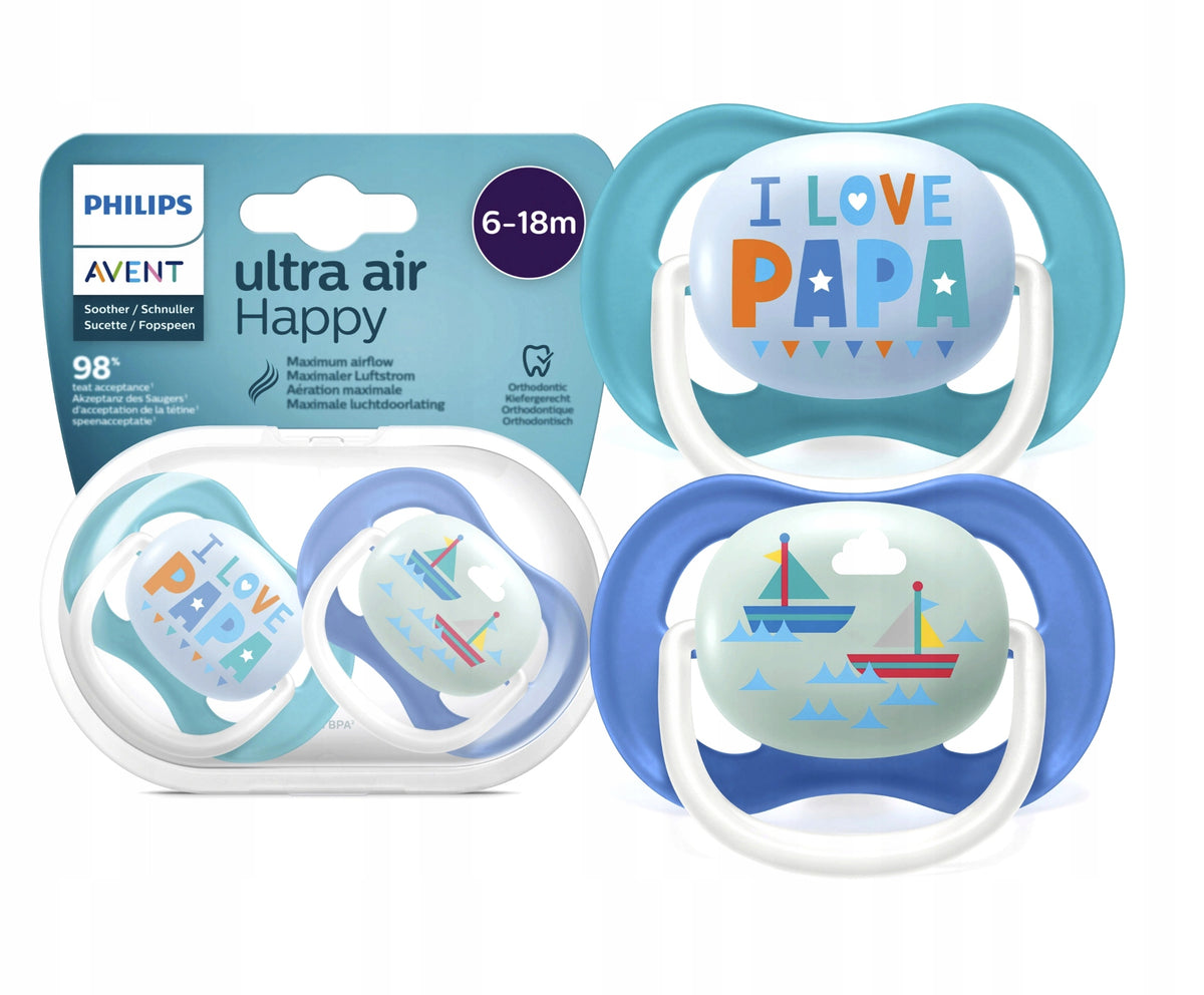PHILIPS AVENT Ultra Air suzete x 2 6-18 luni