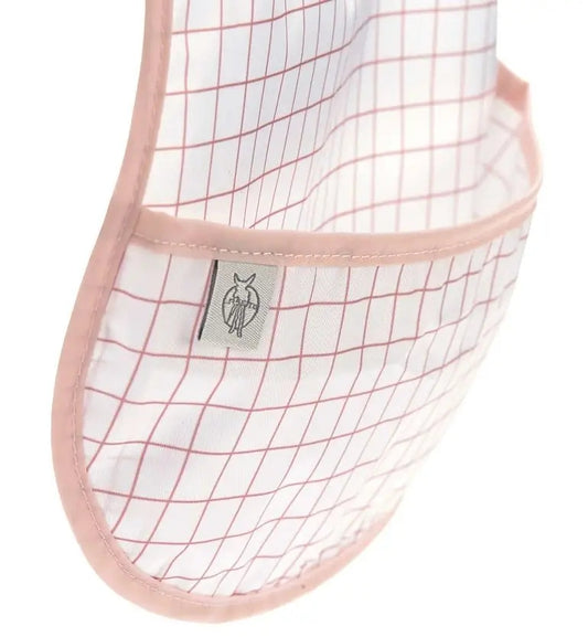 Babero de plástico LASSIG con velcro y bolsillo x2 6-24 meses